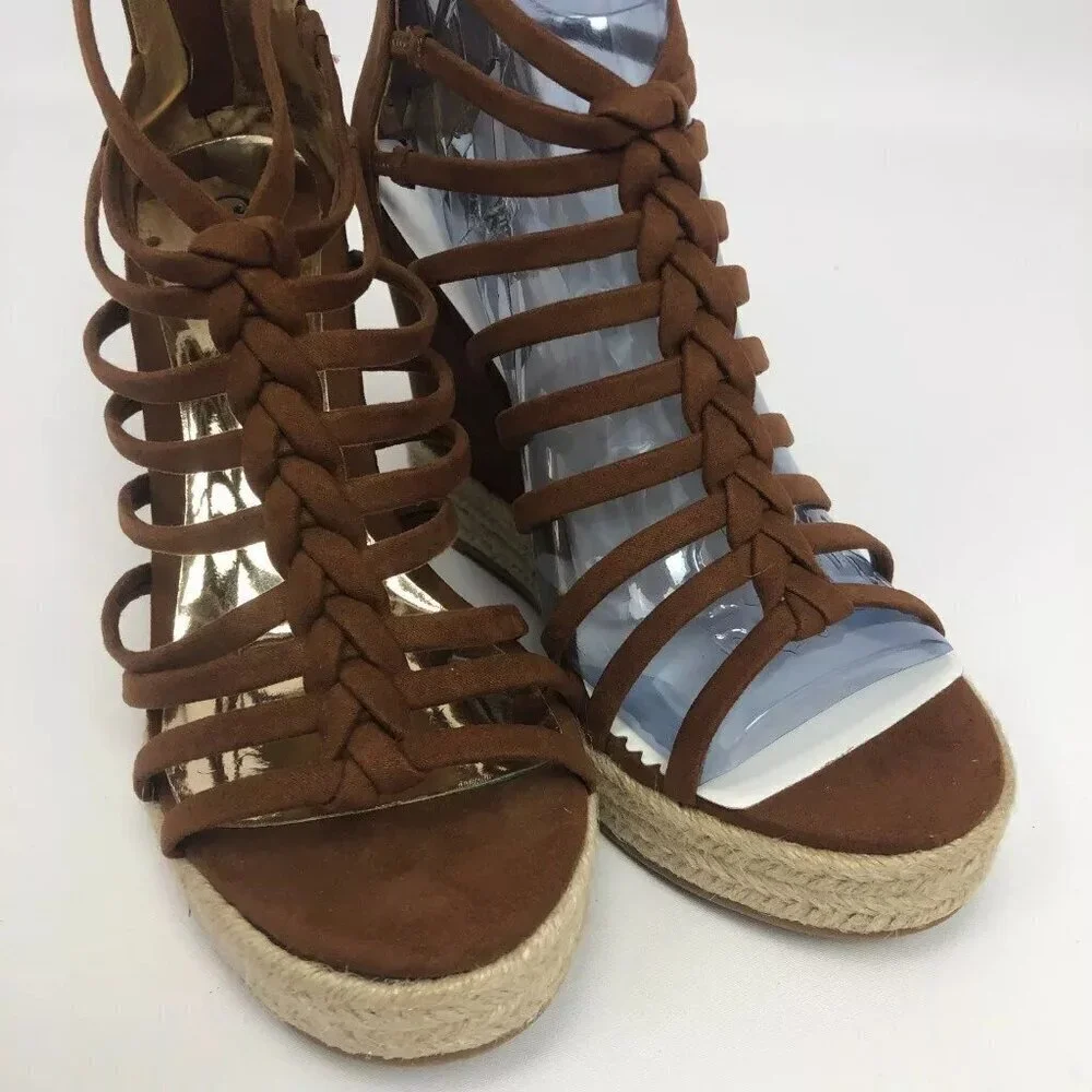 Carlos by Carlos Santana Womens Camilla Sandal Shoe Acorn Brown 9M